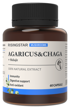Risingstar Agaricus&amp;Chaga, 60 капс