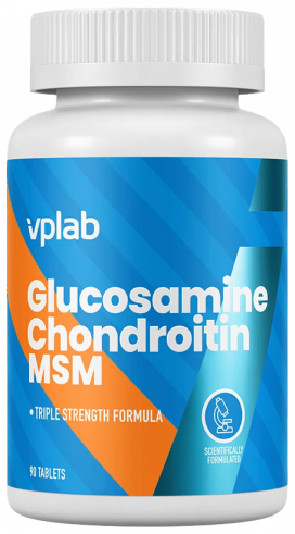 VP Laboratory Glucosamine Chondroitin MSM, Глюкозамин Хондроитин МСМ, 90 таблеток