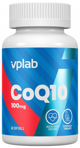 VP Laboratory CoQ10 100 mg, Коэнзим Ку-10 100 мг, 60 капсул