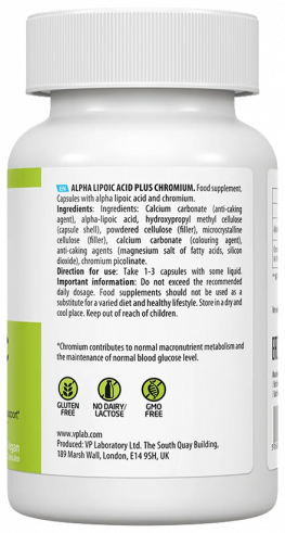 ULTRAVIT Alpha Lipoic Acid +, Альфа Липоик Эсид +, 90 капсул
