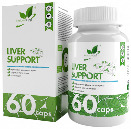 Natural Supp Liver Support, 60 капсул