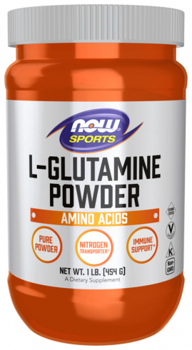 NOW L-Glutamine Powder, 454 грамм