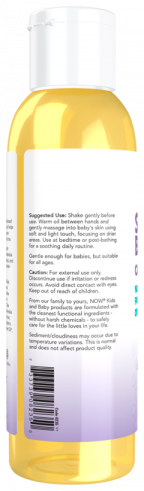 NOW Soothing Baby Oil-Calming Lavender, 118 мл