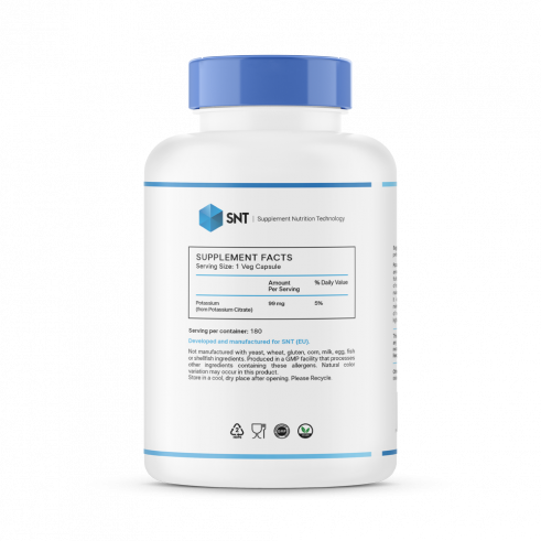SNT Potassium citrate, Потассиум цитрат, 180 капсул