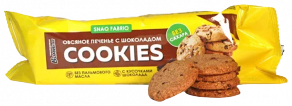 Snaq Fabriq Овсяное печенье cookies, 180 грамм