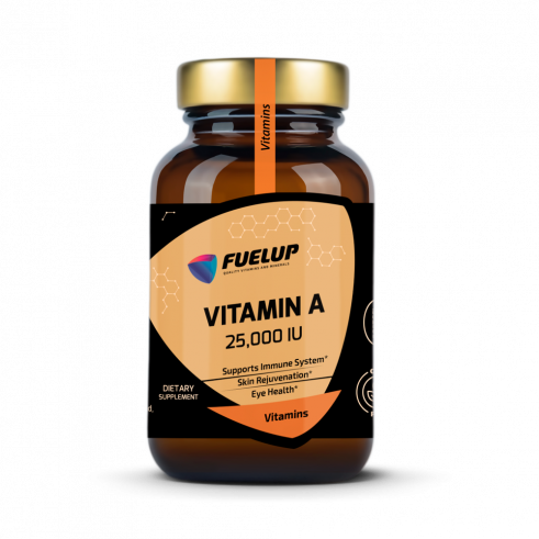 FuelUp Vitamin A 25000 IU, 250 капсул