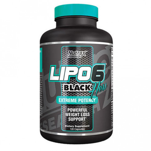 Nutrex Lipo-6 Black Hers Extreme Potency, 120 капс