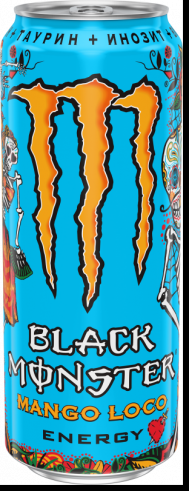 CocaCola Black Monster Mango Loco, 450 мл