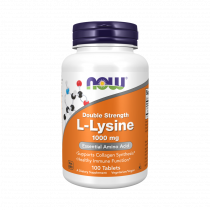NOW L-Lysine 1000 mg, 100 таблеток