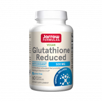 Jarrow Formulas Glutathione Reduced 500 mg, Глутатион Редьюсд 500 мг, 60 капсул