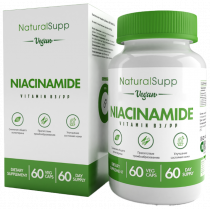 Natural Supp Niacinamide, Никотинамид, 60 капсул