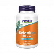 NOW Selenium 100 mcg, 250 таблеток